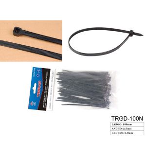 Tirrap negro 2,50 x 100 mm 100 unidades Gdeseo