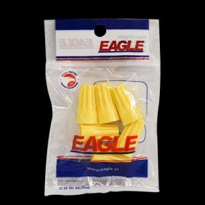 CONECTOR PARA CABLE 1812 AWG AMARILLO (6 UNIDADES). EAGLE