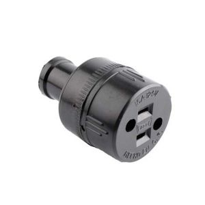 Conector de goma nema 115r 15a dos polos Eagle