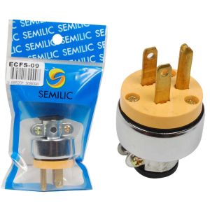 Enchufe amarillo con tierra Semilic