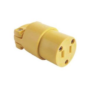 Conector con abrazadera nema 115 15a 125v amarillo Eagle