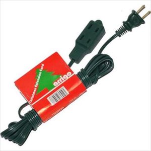 EXT. NAVIDAD SPT 2x20 AWG, 3 TOMAS, VERDE, 5MTS. ARRIGO BY FERREINOX