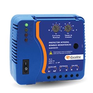 Arrancador integral para bombas monofásicas 220 voltios Exceline