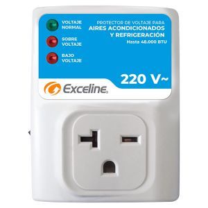 Protector para aire acondicionado y refrigeración enchufable 220 voltios Exceline