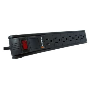 Supresor de sobrevoltaje 6 tomas y usb 220 j Avtek