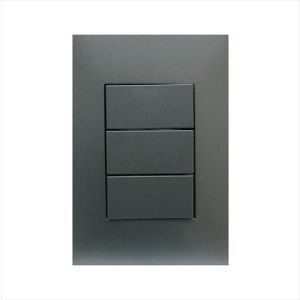 INTERRUPTOR TRIPLE LINEA CLICKME OLIVO. BTICINO