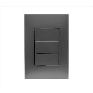 INTERRUPTOR TRIPLE 3 VIAS LINEA CLICKME OLIVO. BTICINO