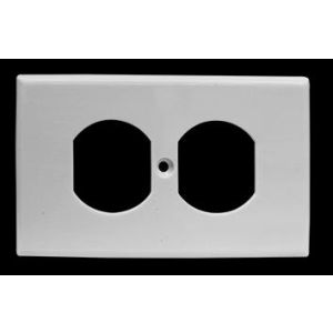 TAPA PARA TOMA 270 CON TORNILLO BLANCO. SEMILIC