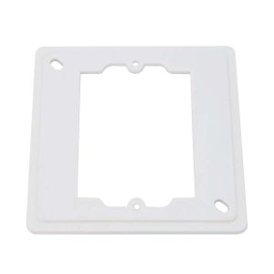 Marco reductor PVC conduit 4 x 4" a 4 x2" blanco Tubrica