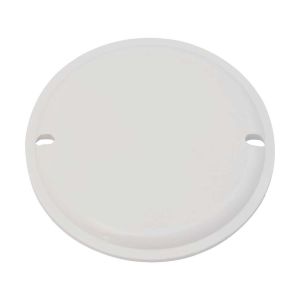 Tapa ciega redonda PVC conduit blanco Tubrica