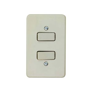 Interruptor doble de empotrar Wequp