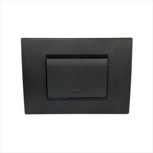 INTERRUPTOR SIMPLE 1 VÍA NEGRO CON LUZ PILOTO LINEA LIVING LIGHT. BTICINO