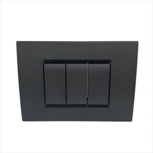PLACA CIEGA NEGRO LINEA LIVING LIGHT. BTICINO