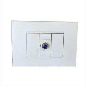 TOMA TV RG59 BLANCO LINEA LIVING LIGHT. BTICINO