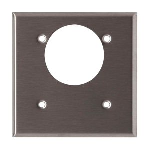 Placa metalica cuadrada línea 30 y 50 amperios gris Eagle