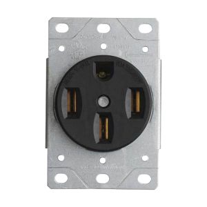 Tomacorriente de empotrar nema 1450 50a 125 - 250 v negro Eagle