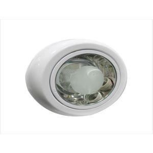 LAMPARA CIRCULAR SUPERFICIAL 9" (2 LUCES). FERMETAL