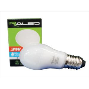 BOMBILLO LED BULBO 3W A60 LUZ BLANCA. RALED