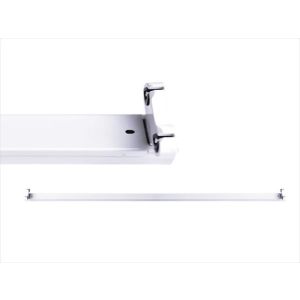 BASE PARA 2 TUBOS LED T8 DE 120CM. RCA