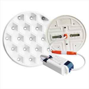 PANEL LED CIRCULAR TIPO COLMENA 10W LUZ BLANCA. AXUM