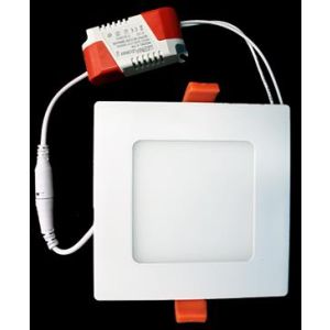 PANEL LED CUADRADO EMPOTRABLE 6W LUZ BLANCA. LUCERNA