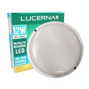VAPOLETA LED REDONDA 12W LUZ BLANCA. LUCERNA
