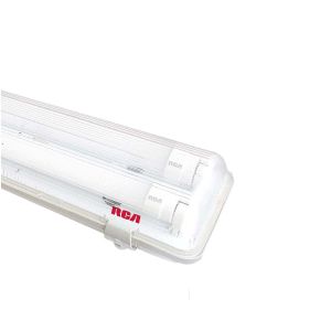 Lampara LED antipolvo para dos tubos de 120 cm RCA