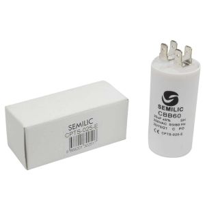 Capacitor con terminal 25 uf Semilic