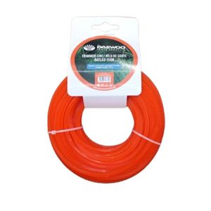 Nylon para desmalezadora cuadrado 3,3 mm 15 m Daewoo