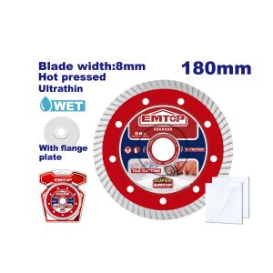 Disco de corte de cerámica 7" Emtop