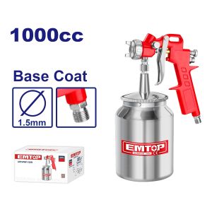 Pistola spray de aire 4 Bar 1000 ml Emtop