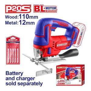 Sierra de calar inalámbrica 20 v Emtop