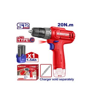 Taladro inalámbrico 20 nm Emtop