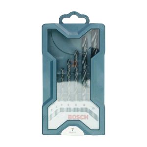 Juego de mechas para metal mini x-line 7 piezas Bosch