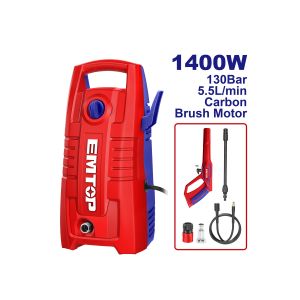 Hidrolavadora eléctrica 1400 w Emtop