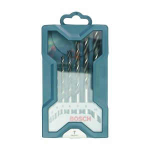 Juego de mechas para madera mini x-line 7 piezas Bosch