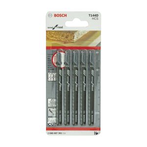 Hoja de sierra caladora madera T144d hcs 5 piezas *Bosch