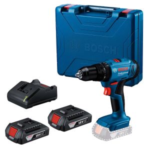 Juego taladro percutor 1/2" GSB 183 18 V + 2 baterías y cargador Bosch