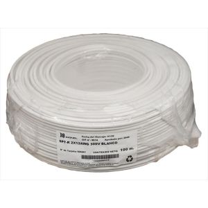 Cable SPT 2 x 12 AWG blanco 100 m Iconel
