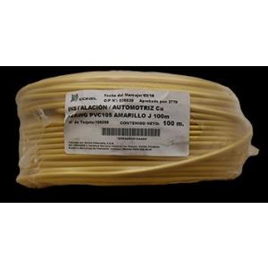Cable de instalación 12 AWG amarillo 100 m Iconel