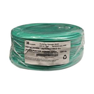 Cable de instalación 16 AWG verde 100 m Iconel