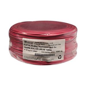 Cable de instalación 16 AWG rojo 100 m Iconel