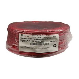 Cable de instalación 18 AWG rojo 100 m Iconel