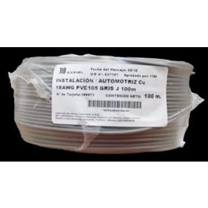 CABLE INSTALACION 18 AWG GRIS 100M. ICONEL