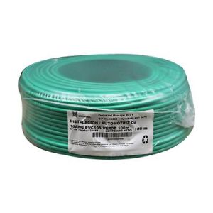 Cable de instalación 10 AWG verde 100 m Iconel