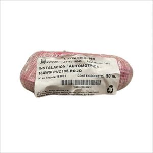 CABLE INSTALACION 16 AWG ROJO 50M. ICONEL