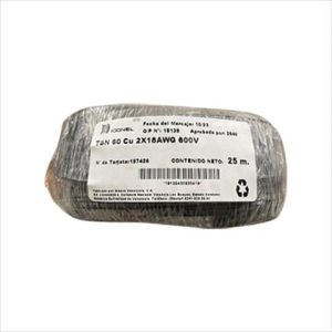CABLE TSN 2X18 AWG 25M. ICONEL