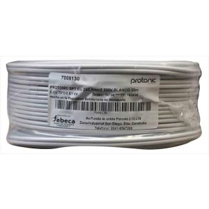 CABLE SPT 2X2.5 MM2 BLANCO 50M PROTONIC