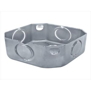 Cajetín EMT octagonal 4 x 4 Tezza