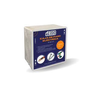 Caja sellada plástica de paso eléctrica con tapa 6" x 6" x 4" Fitco